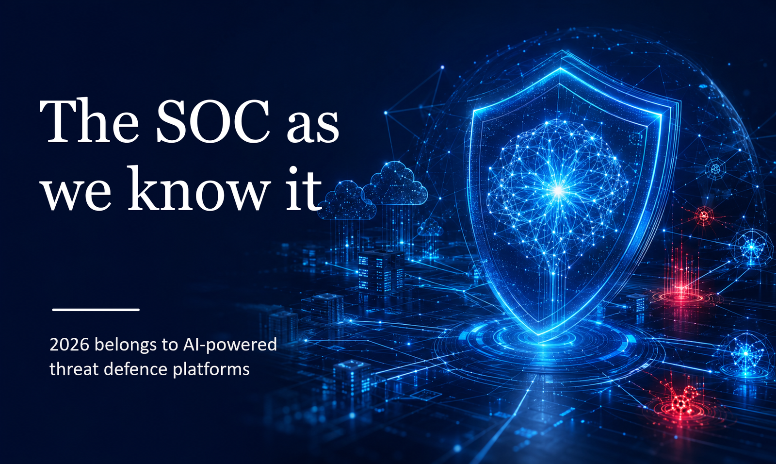 The SOC as we know it – AI-powered threat defence platform in 2026